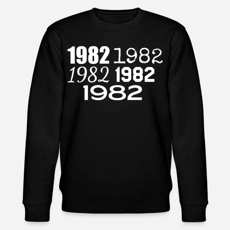 1982 - Stanley/Stella Unisex Bio-Sweatshirt CHANGER  - Schwarz