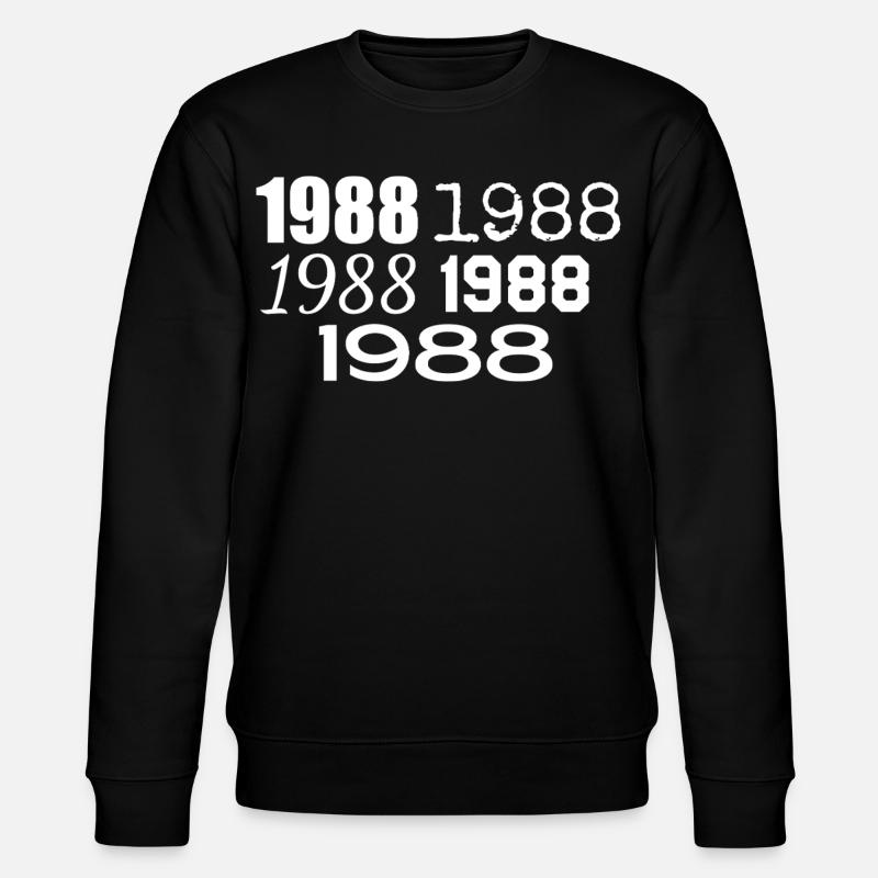 1988 - Stanley/Stella Unisex Bio-Sweatshirt CHANGER  - Schwarz