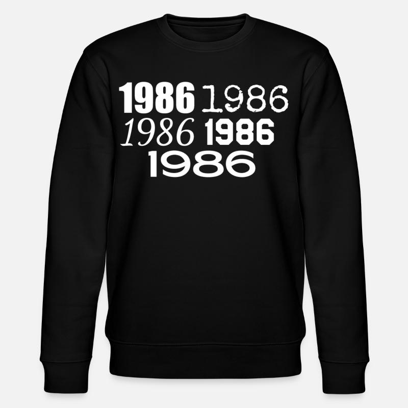 1986 - Stanley/Stella Unisex Bio-Sweatshirt CHANGER  - Schwarz