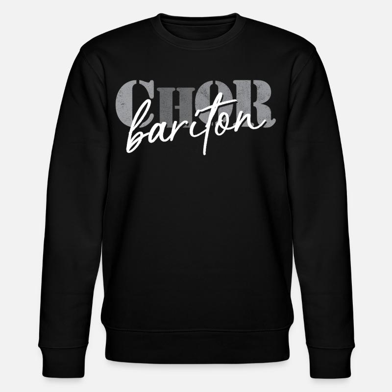 Chor Bariton - Stanley/Stella Unisex Bio-Sweatshirt CHANGER - Schwarz