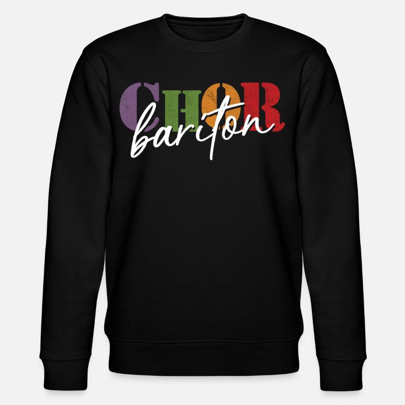 Baryton de chœur - Sweat bio CHANGER Stanley/Stella Unisexe - noir