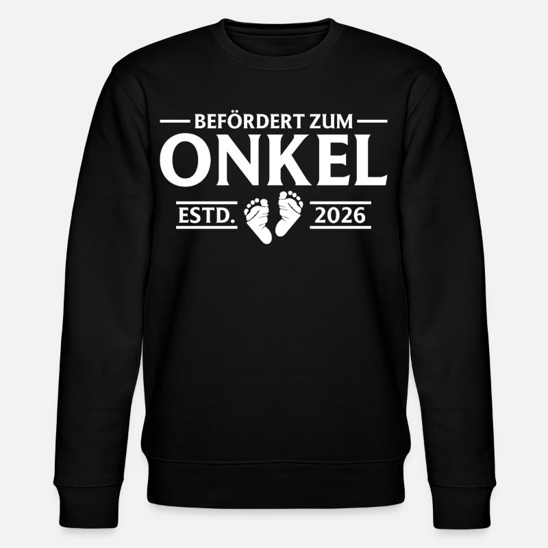 Baby Shower - Promu Oncle 2026 - Sweat bio CHANGER Stanley/Stella Unisexe - noir