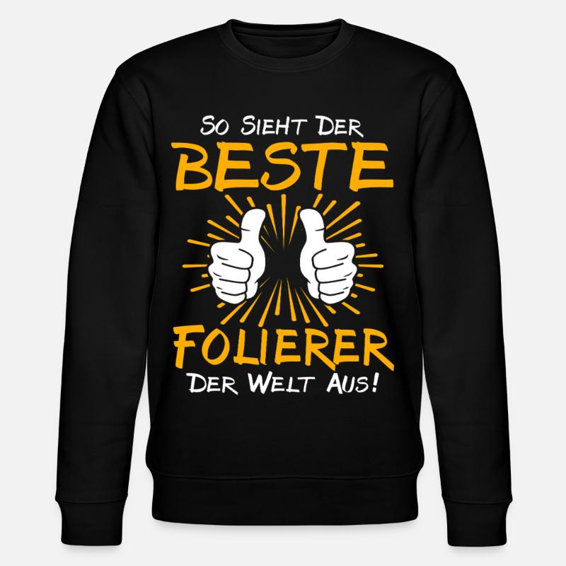 Wrapper Gift Idea - Stanley/Stella CHANGER Unisex Organic Sweatshirt - black