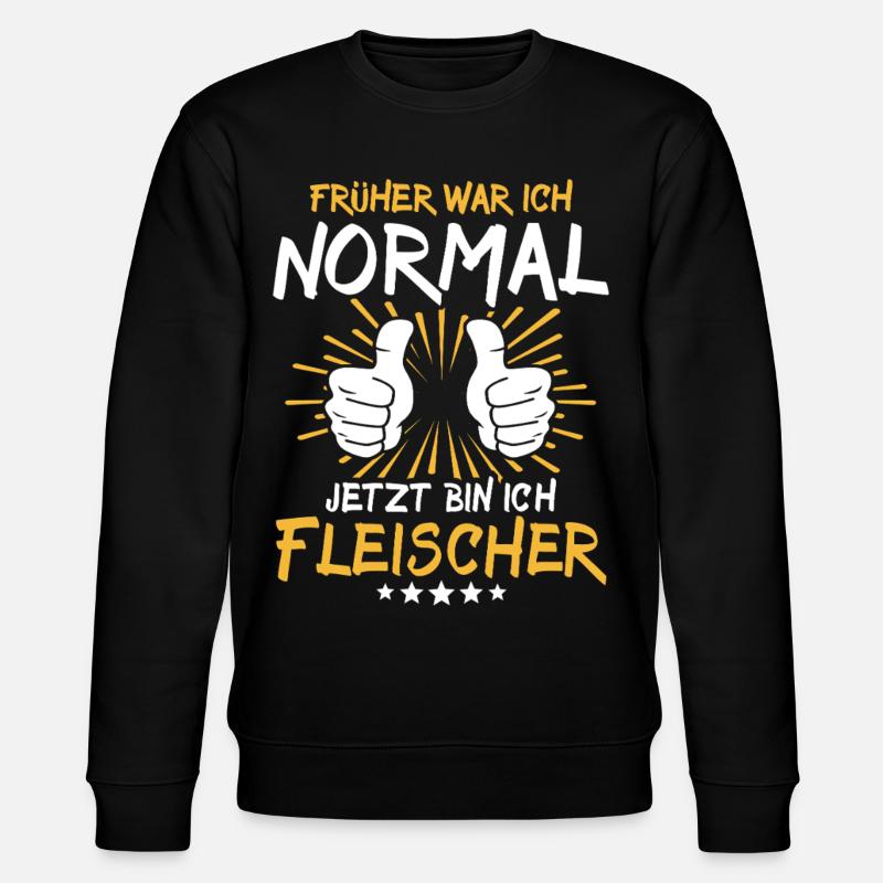 Fleischer Spruch - Sweat bio CHANGER Stanley/Stella Unisexe - noir