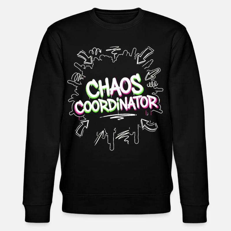 Chaos Coordinator - Stanley/Stella Unisex Bio-Sweatshirt CHANGER - Schwarz