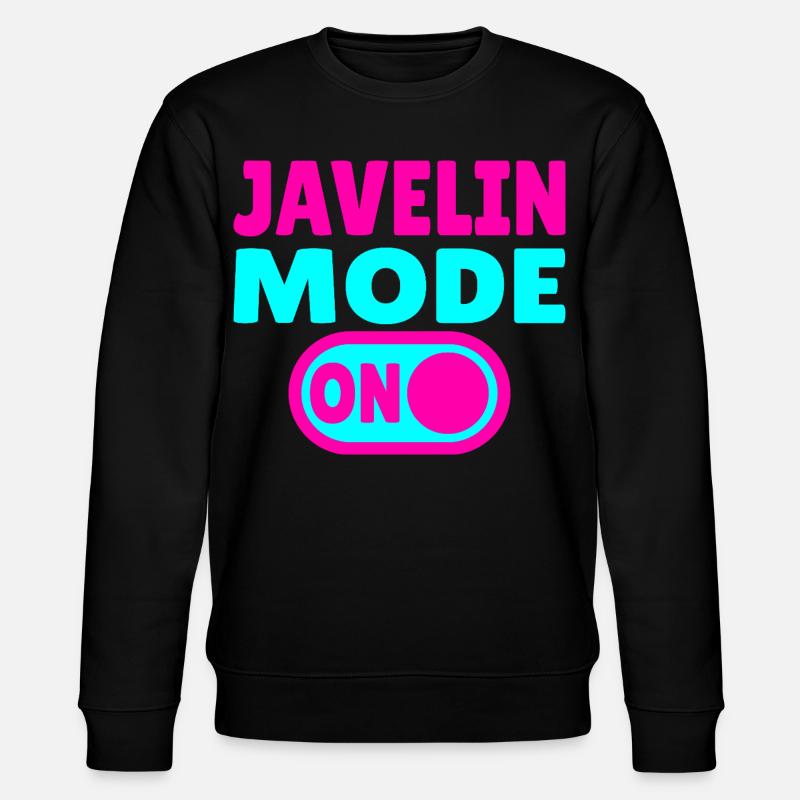 Javelin Mode ON - Speerwerfen - Stanley/Stella Unisex Bio-Sweatshirt CHANGER  - Schwarz