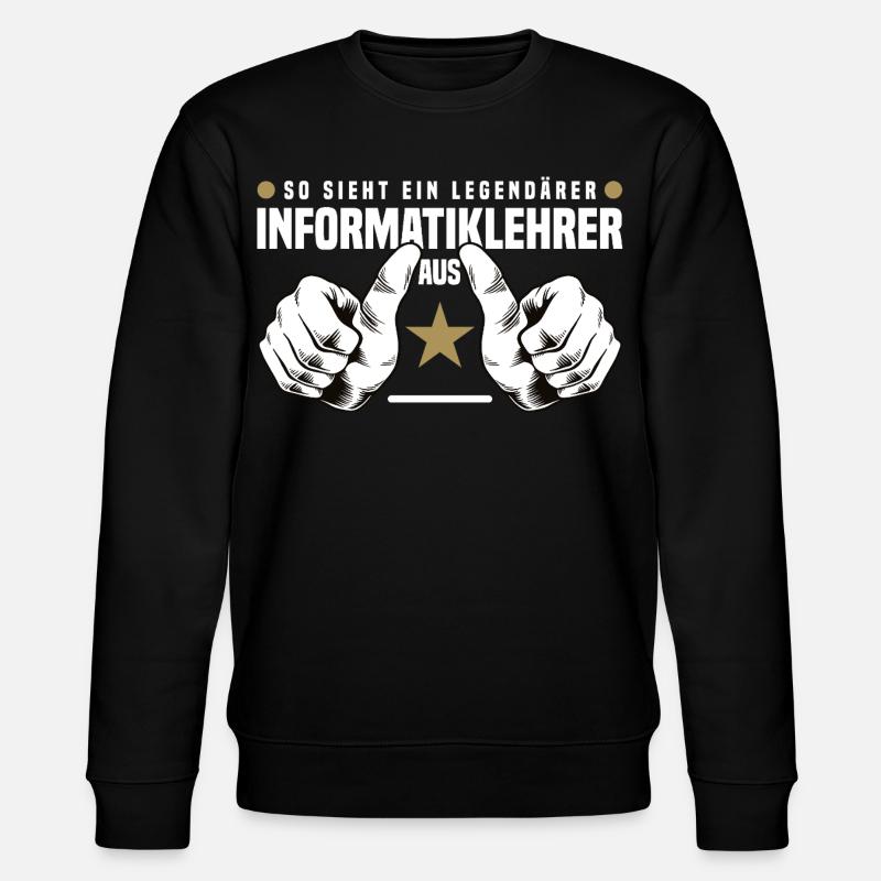 Computer Science Teacher - Stanley/Stella CHANGER Unisex Organic Sweatshirt - black