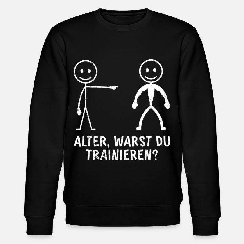 Gym MEC, TU T’ENTRAÎNAIS BIEN - Sweat bio CHANGER Stanley/Stella Unisexe - noir