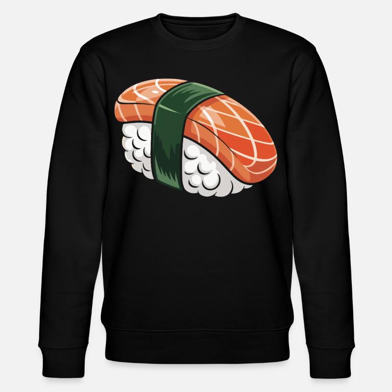 Sushi nigiri avec ruban vert - Sweat bio CHANGER Stanley/Stella Unisexe - noir
