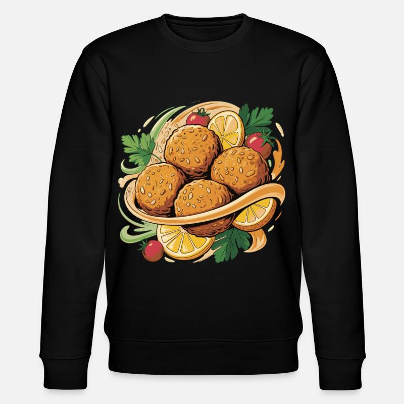 Croquettes croustillantes avec une note d’agrumes - Sweat bio CHANGER Stanley/Stella Unisexe - noir