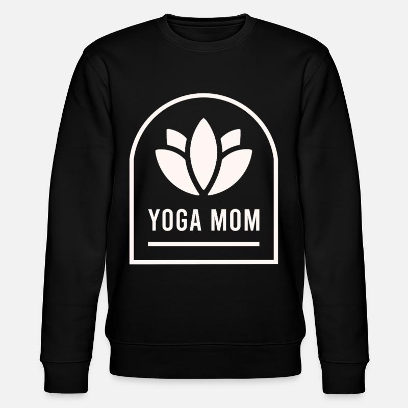 Yoga-Mama Yogi-Mutter - Stanley/Stella Unisex Bio-Sweatshirt CHANGER  - Schwarz