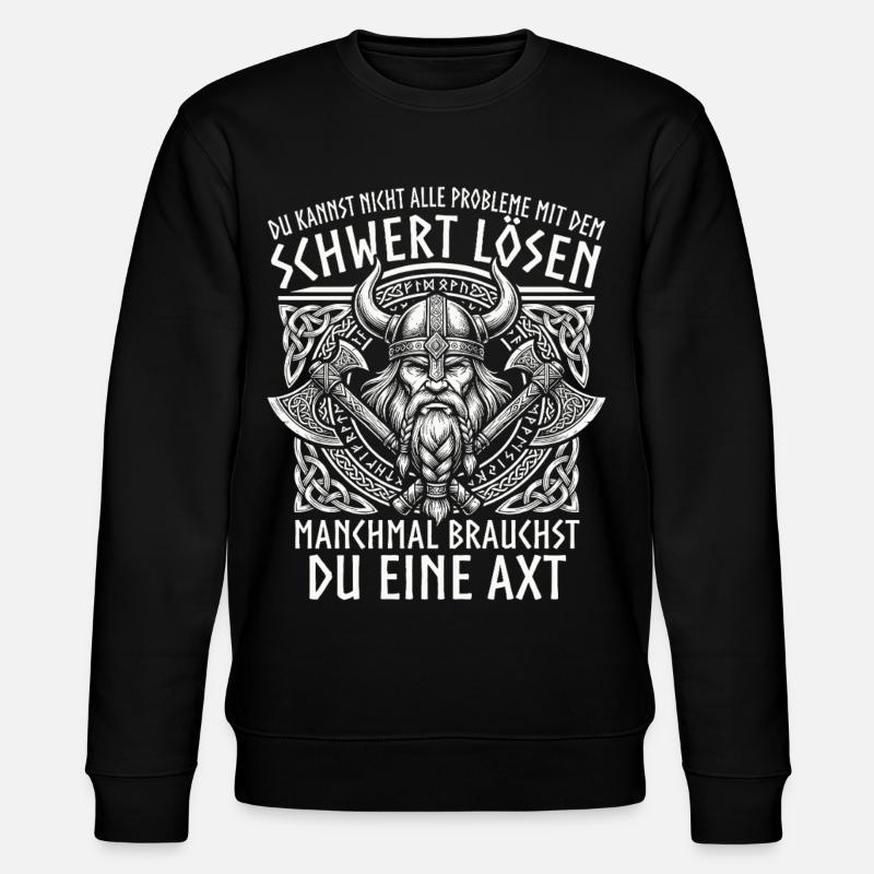 Vikings comiques : Le Brave Guerrier - Sweat bio CHANGER Stanley/Stella Unisexe - noir