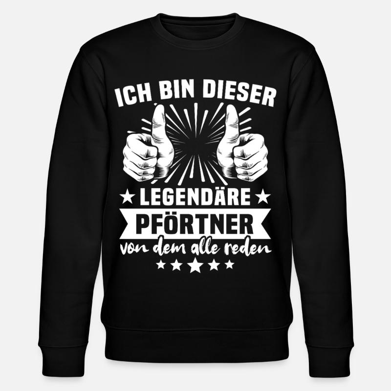 Gatekeeper Legend - Stanley/Stella CHANGER Unisex Organic Sweatshirt - black