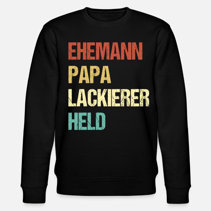 Painter Dad - Stanley/Stella CHANGER Unisex Organic Sweatshirt - black