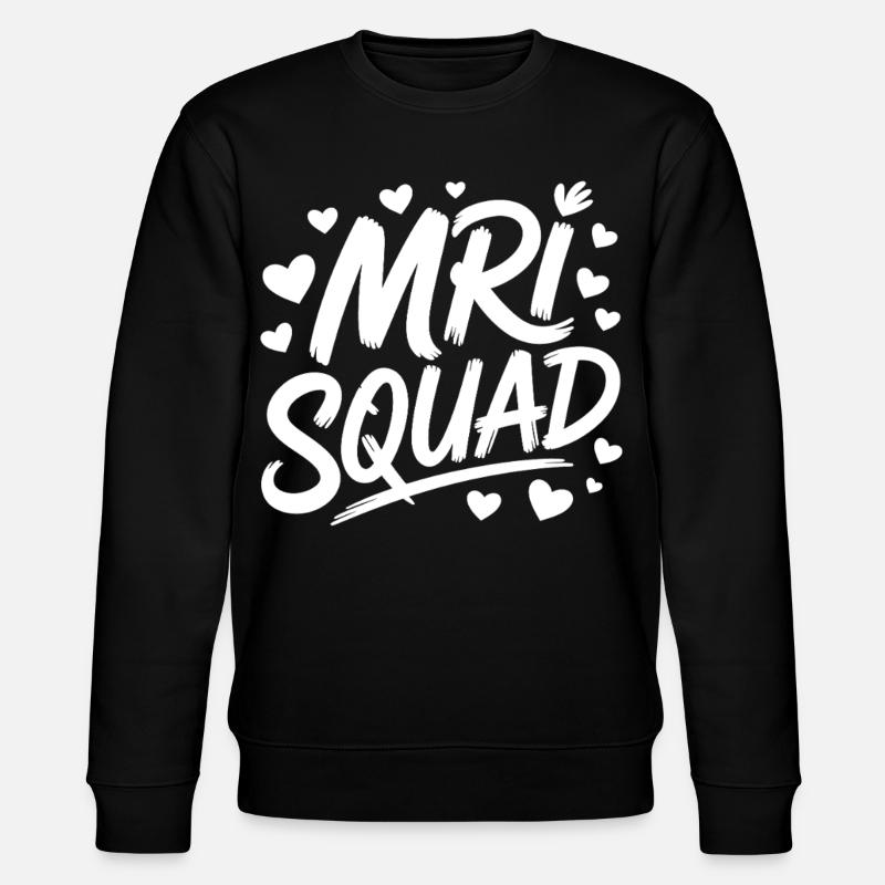 Mri Squad Herzens Crew - Stanley/Stella Unisex Bio-Sweatshirt CHANGER  - Schwarz