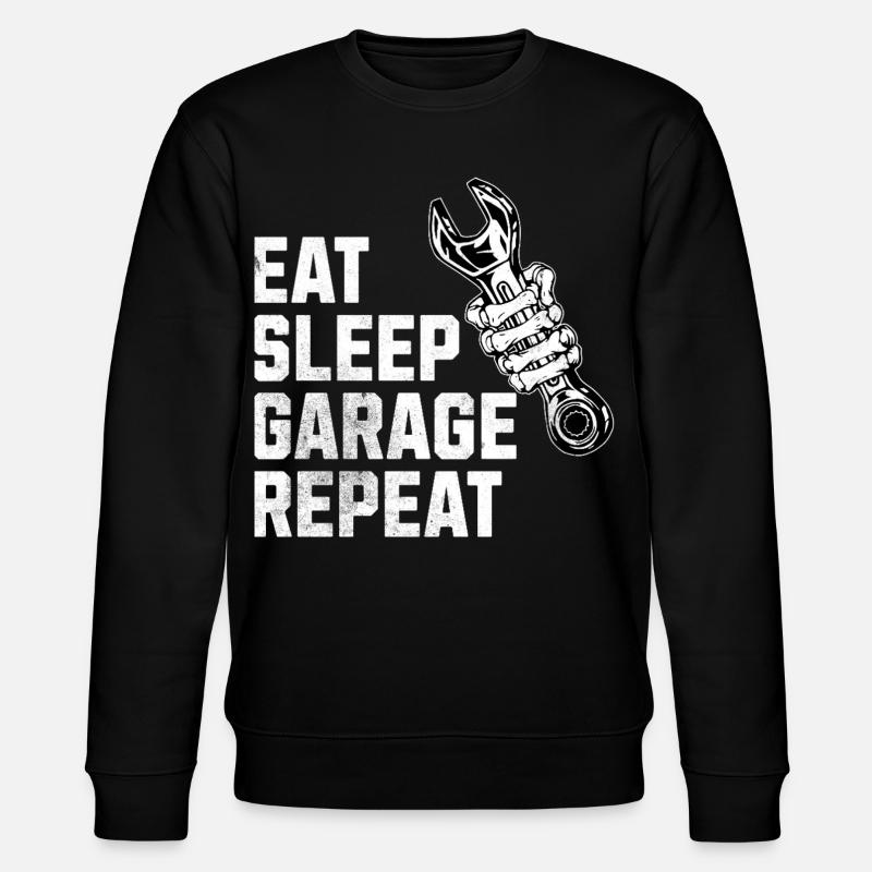 Eat Sleep Garage - Sweat bio CHANGER Stanley/Stella Unisexe - noir