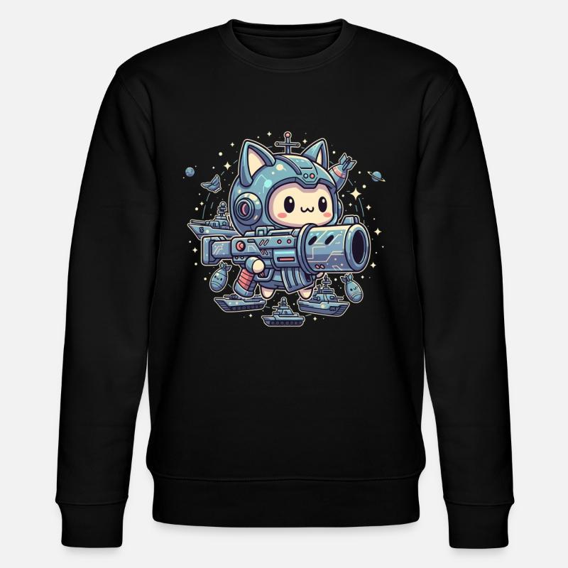 Guerrier Mignon de l’Espace - Sweat bio CHANGER Stanley/Stella Unisexe - noir