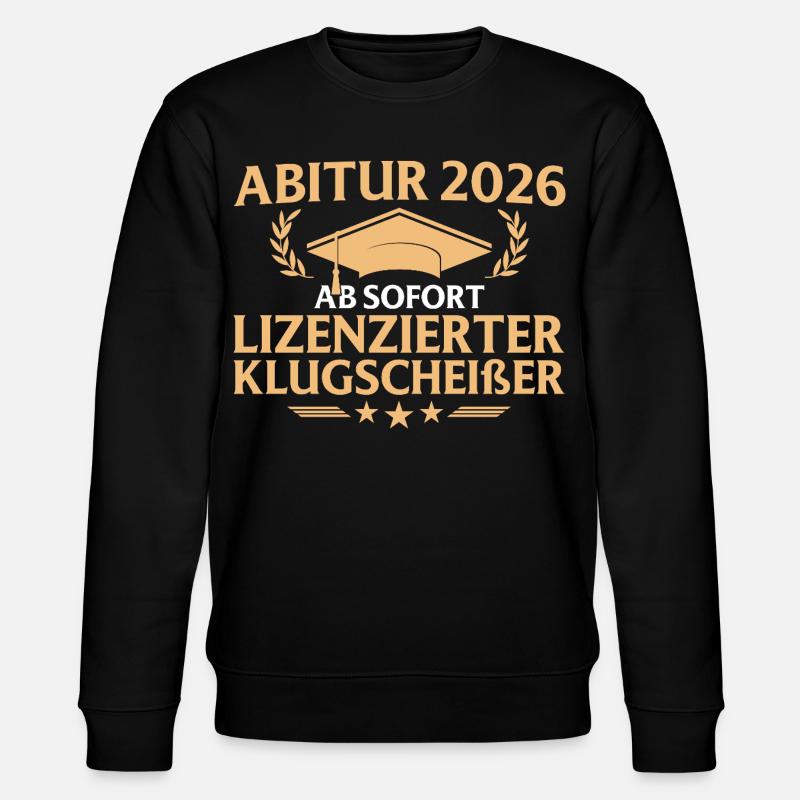 Abitur 2026: Final exam passed - Stanley/Stella CHANGER Unisex Organic Sweatshirt - black
