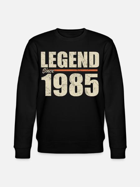 Birthday 1985 | Legend since 1985 - Stanley/Stella CHANGER Unisex Organic Sweatshirt - black