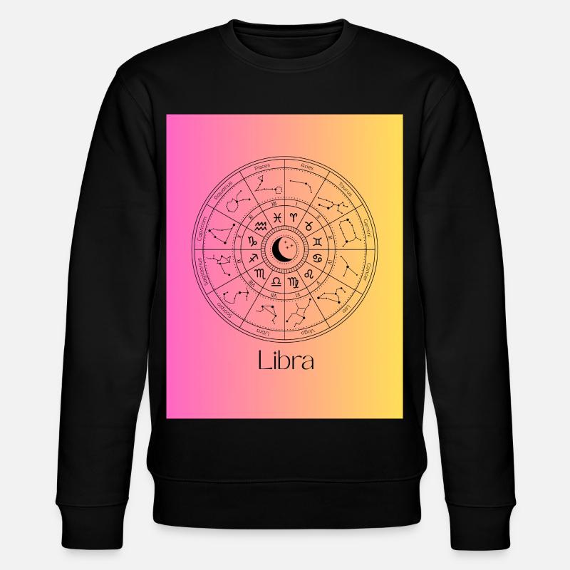 Libra Cercle Zodiac Équilibre - Sweat bio CHANGER Stanley/Stella Unisexe - noir
