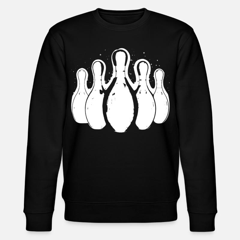Bowling - Stanley/Stella Unisex Bio-Sweatshirt CHANGER  - Schwarz