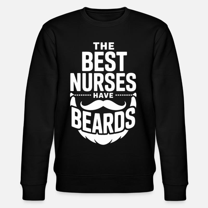 Krankenschwestern Mit Bärten - Stanley/Stella Unisex Bio-Sweatshirt CHANGER - Schwarz