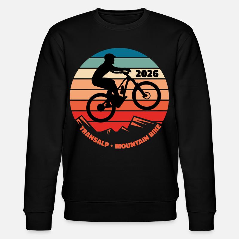 Transalp 2026 avec VTT - Sweat bio CHANGER Stanley/Stella Unisexe - noir