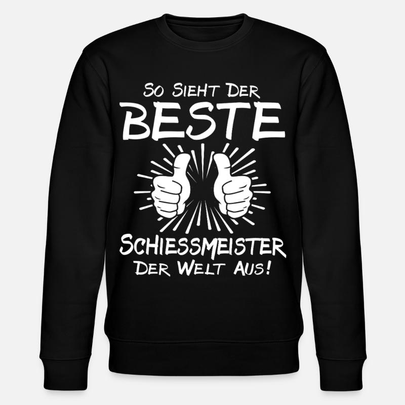 Bester Schiessmeister - Stanley/Stella Unisex Bio-Sweatshirt CHANGER  - Schwarz