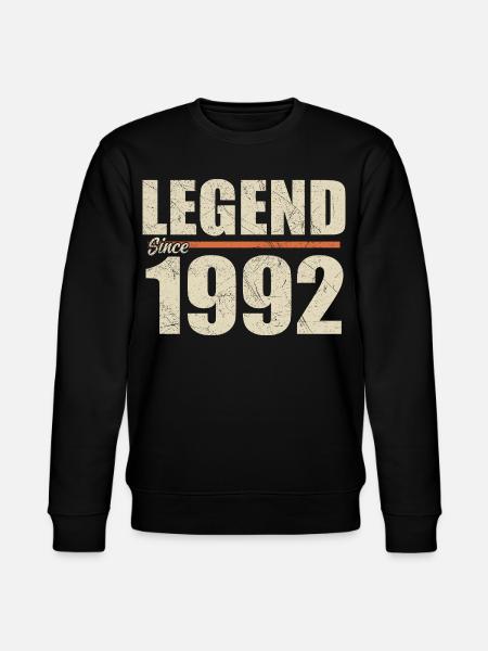 Anniversary 1992 | Legend since 1992 - Stanley/Stella CHANGER Unisex Organic Sweatshirt - black