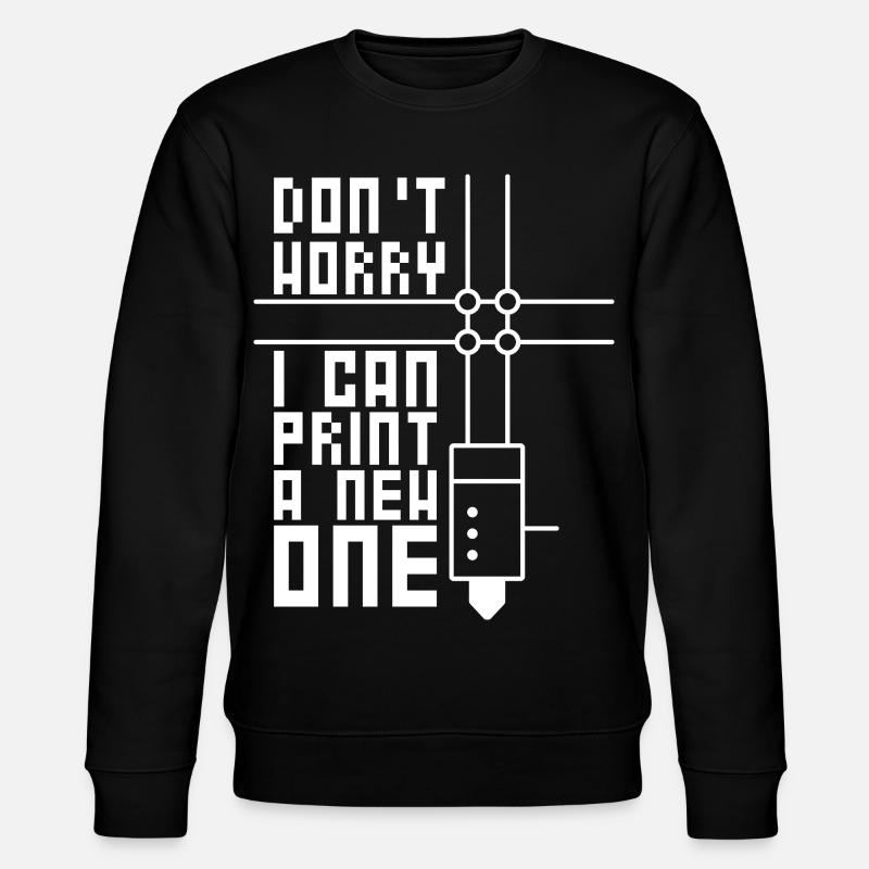 3D-Drucken 3D-Filament-3D-Drucker - Stanley/Stella Unisex Bio-Sweatshirt CHANGER - Schwarz