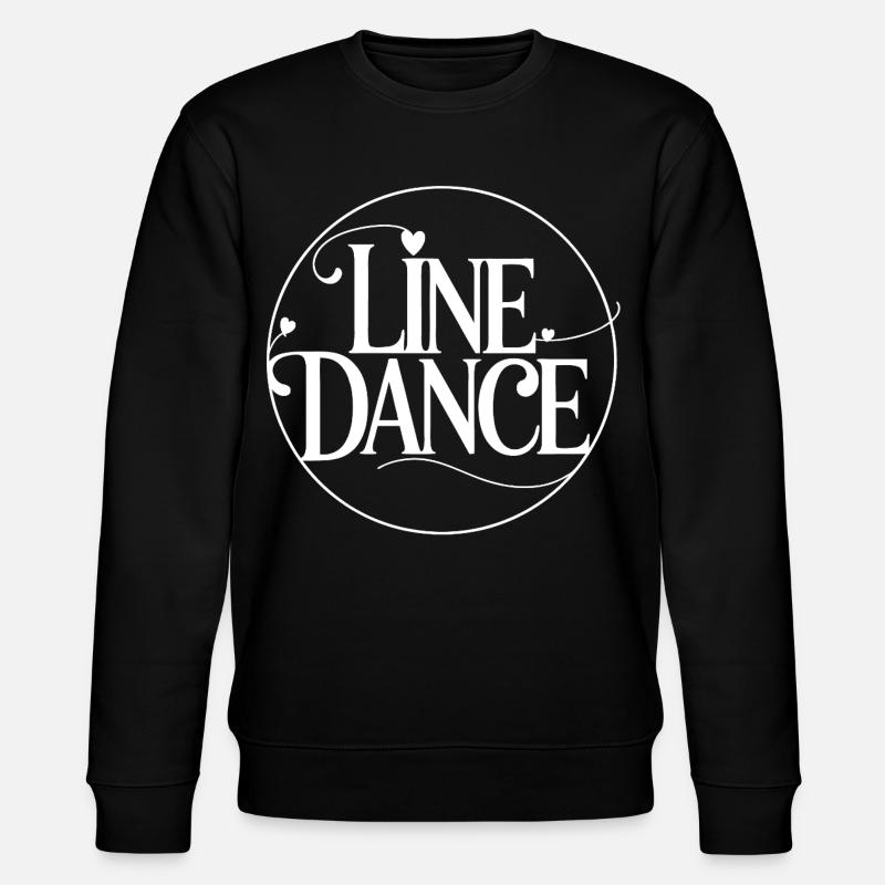 Line Dance Kreis Logo - Stanley/Stella Unisex Bio-Sweatshirt CHANGER  - Schwarz