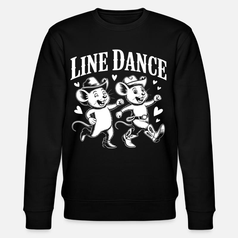 Souris de danse en ligne rétro - Sweat bio CHANGER Stanley/Stella Unisexe - noir
