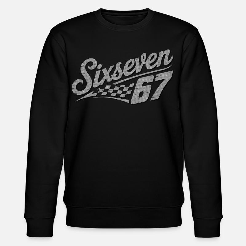 Six Sept Drapeau à damier - Sweat bio CHANGER Stanley/Stella Unisexe - noir