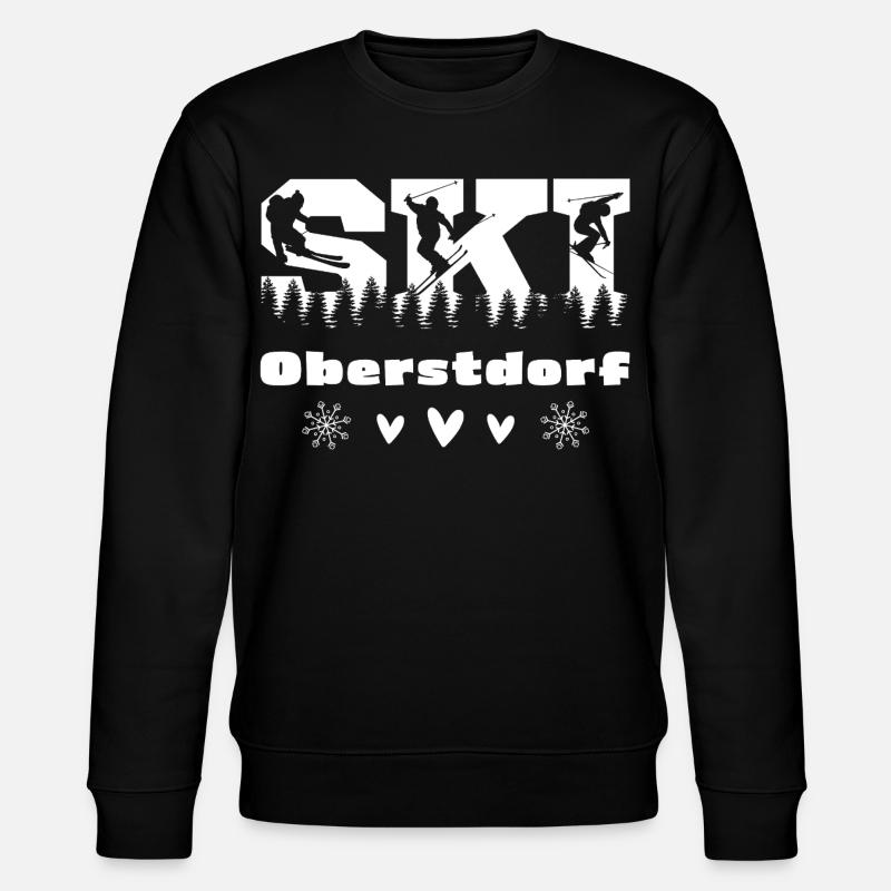 Skiing - Ski Holiday - Oberstdorf - Stanley/Stella CHANGER Unisex Organic Sweatshirt - black