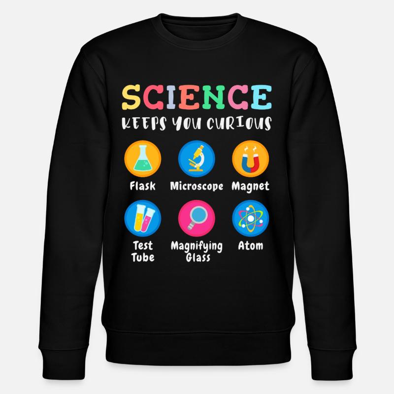 La science suscite la curiosité - Sweat bio CHANGER Stanley/Stella Unisexe - noir