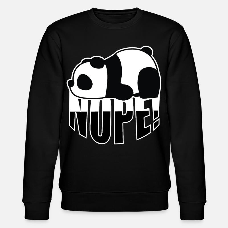 Panda Non - Sweat bio CHANGER Stanley/Stella Unisexe - noir