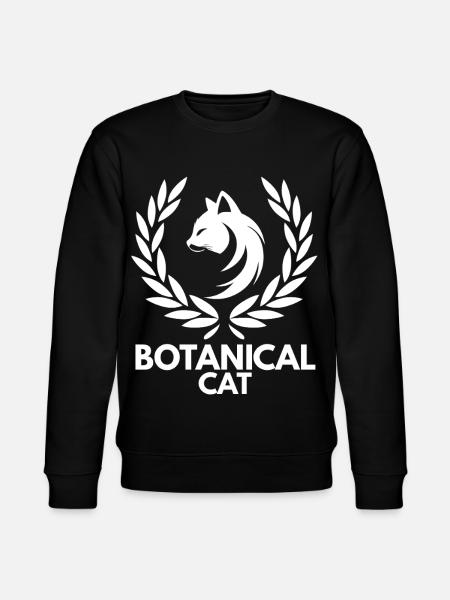 Botanical Cat - Stanley/Stella CHANGER Unisex Organic Sweatshirt - black