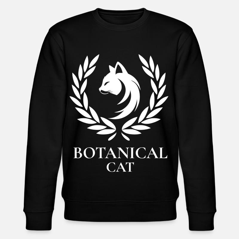 Chat Botanique Laurier - Sweat bio CHANGER Stanley/Stella Unisexe - noir