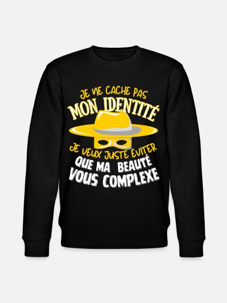 Beauté cachée - Sweat bio CHANGER Stanley/Stella Unisexe - noir