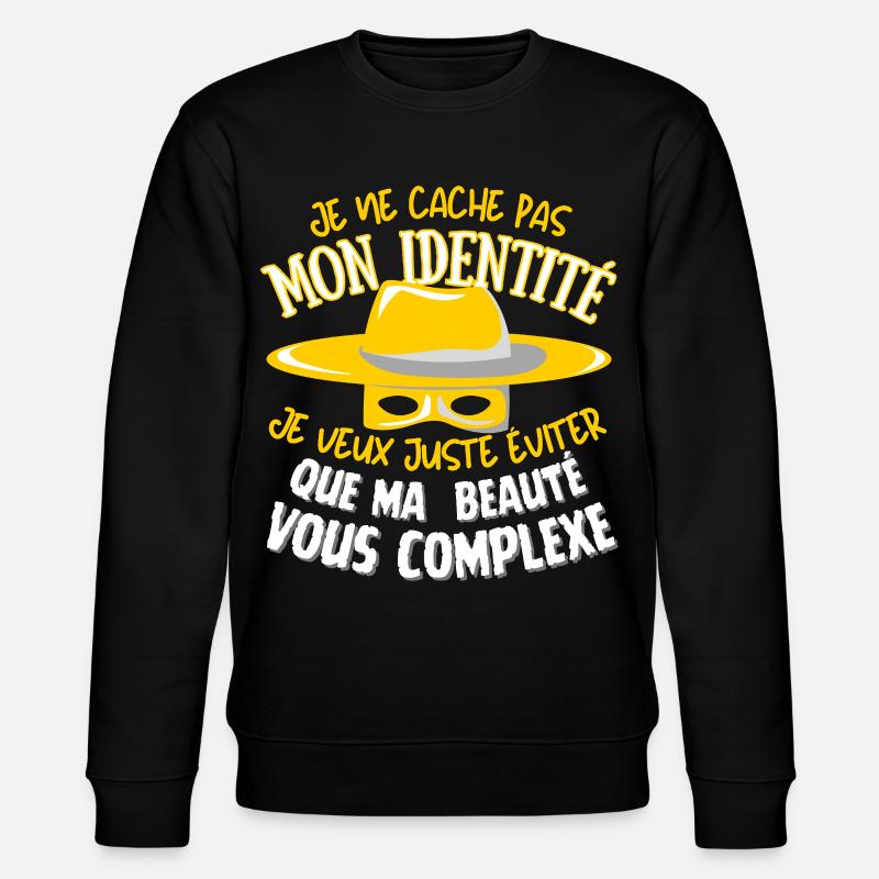 Beauté cachée - Sweat bio CHANGER Stanley/Stella Unisexe - noir