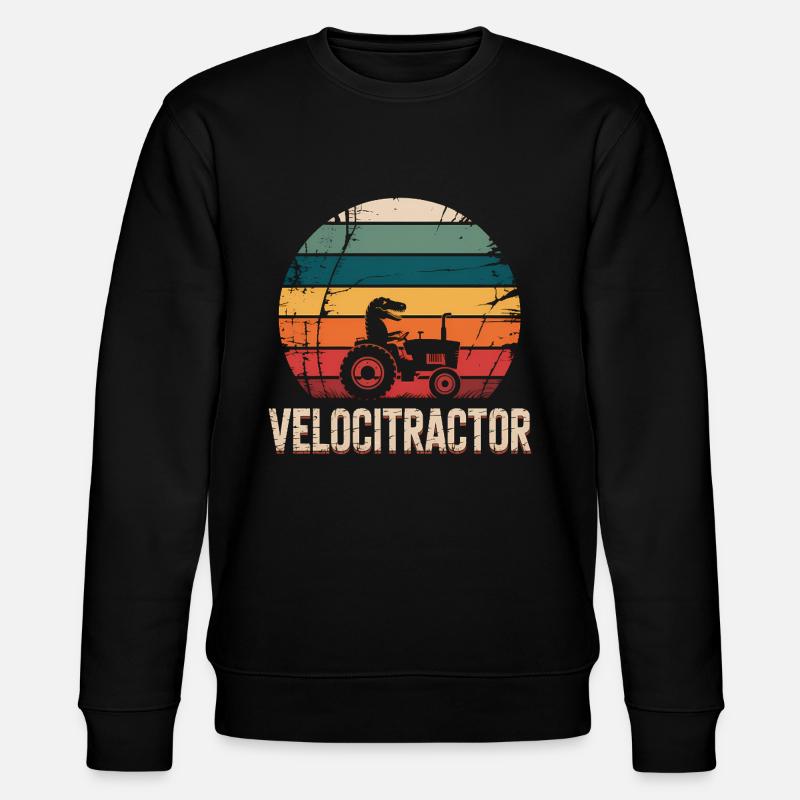 Velocitractor - T-shirt drôle - Sweat bio CHANGER Stanley/Stella Unisexe - noir