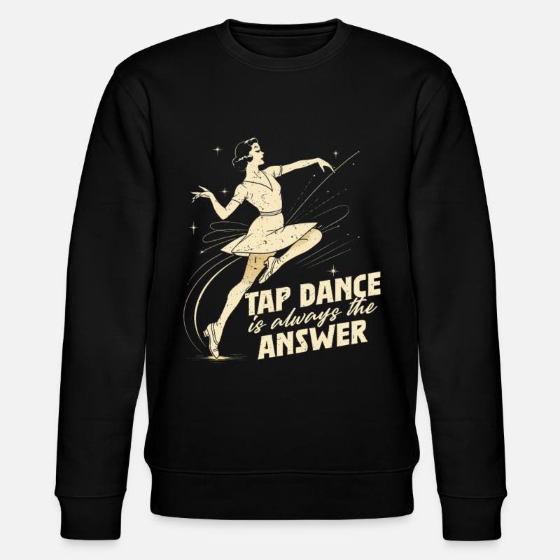 Stepptanz Stepptänzer Stepptänzerin Stepper - Stanley/Stella Unisex Bio-Sweatshirt CHANGER  - Schwarz