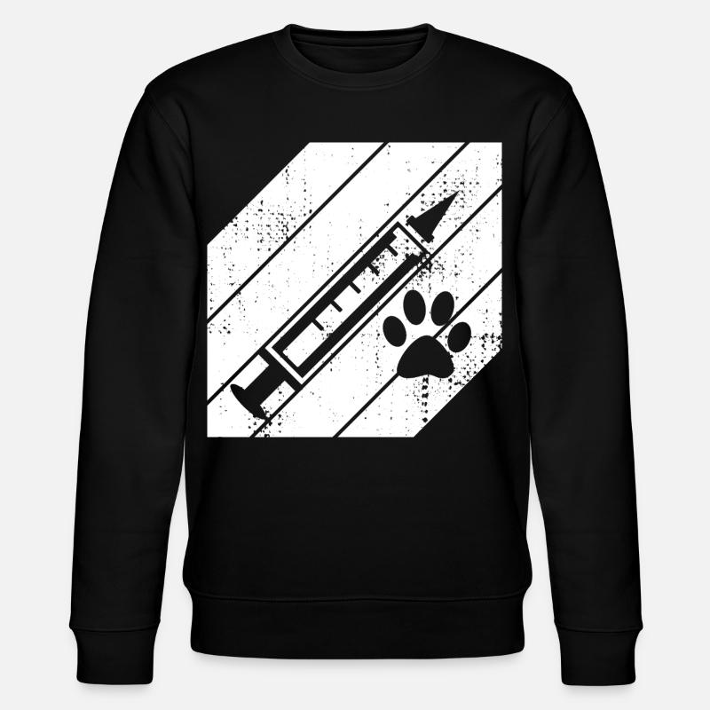 Tierarzt Spritze - Stanley/Stella Unisex Bio-Sweatshirt CHANGER  - Schwarz