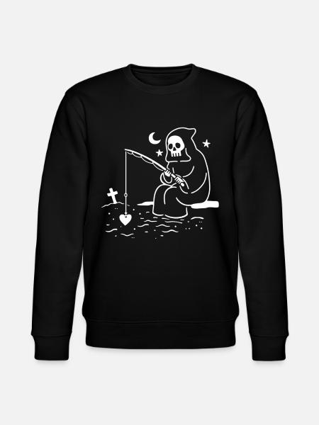 Grim Reaper's Heart Catcher - Stanley/Stella CHANGER Unisex Organic Sweatshirt - black