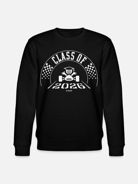 Class Of 2026 (Abschlussklasse Zieleinfahrt White) - Stanley/Stella Unisex Bio-Sweatshirt CHANGER - Schwarz