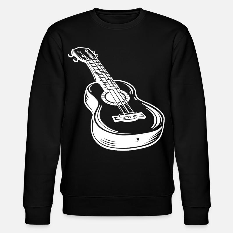 Sketch de ukulélé - Sweat bio CHANGER Stanley/Stella Unisexe - noir