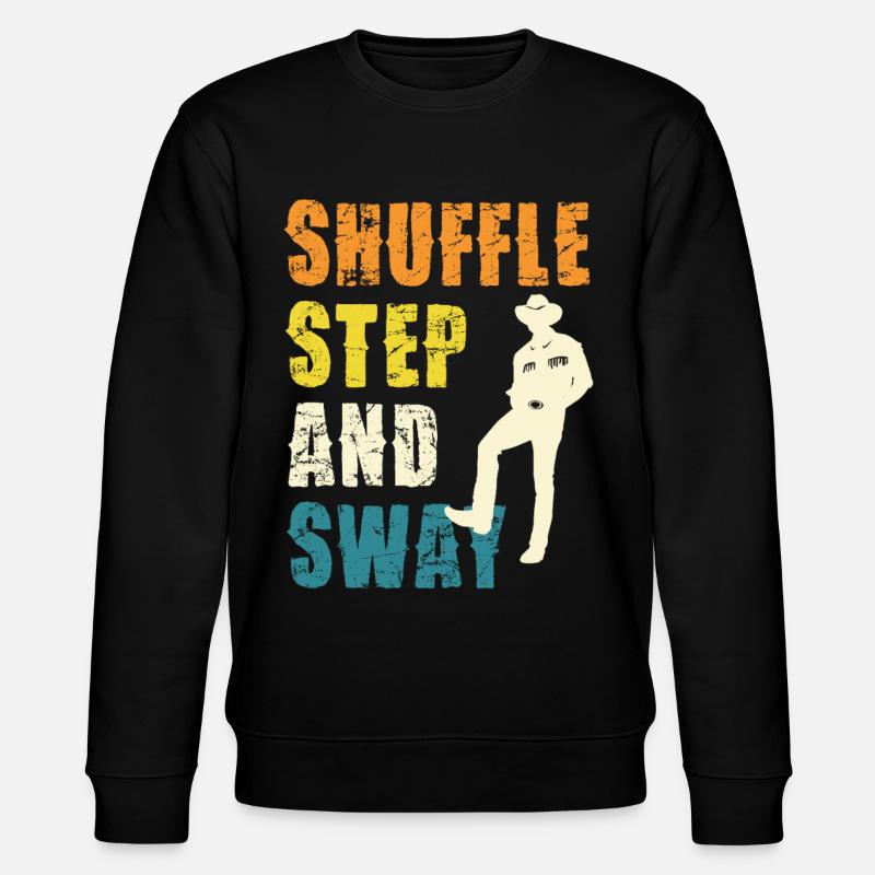 Shuffle Step und Sway - Stanley/Stella Unisex Bio-Sweatshirt CHANGER  - Schwarz