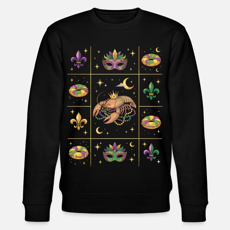 Mardi Gras du Carnaval des Écrevissés - Sweat bio CHANGER Stanley/Stella Unisexe - noir