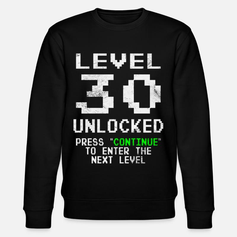 Level 30 unlocked - Stanley/Stella Unisex Bio-Sweatshirt CHANGER  - Schwarz