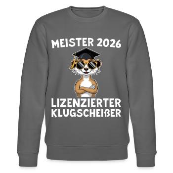 Examen de master réussi en 2026 : Maître de Suricate - Sweat bio CHANGER Stanley/Stella Unisexe - bordeaux - Devant - Nik (191cm) & Marisol (170cm)